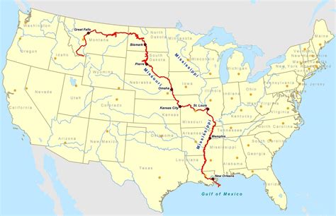 Where does the mississippi river end and begin. The Mississippi river starts at Lake Itasca, in the central north of Minnesota. Lake Itasca is a small glacial lake approximately 4.7 km 2 (1.8 sq mi.) … 