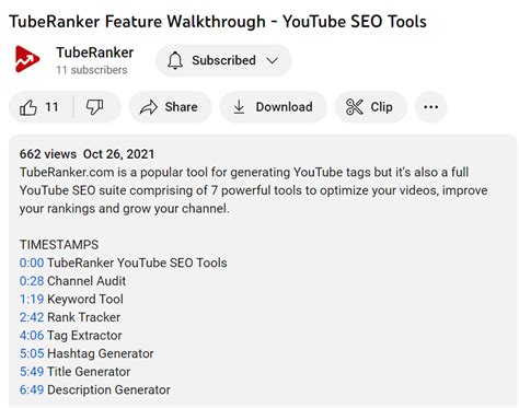 Where is description in youtube