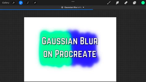 Where is gaussian blur in procreate? - ulamara.youramys.com