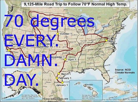 Where is it 70 Degrees Year-Round in the United States? List of Cities …