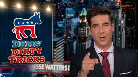 Where is jesse watters right now. Jan 10, 2022 · Now Mr. Watters, 43, is poised to enter the upper ranks of Fox News stardom, and all the influence that confers: Starting Jan. 24, he will have his own 7 p.m. program, “Jesse Watters Primetime ... 