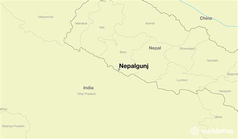 Where is nepalgunj located in map of nepal. .  ...