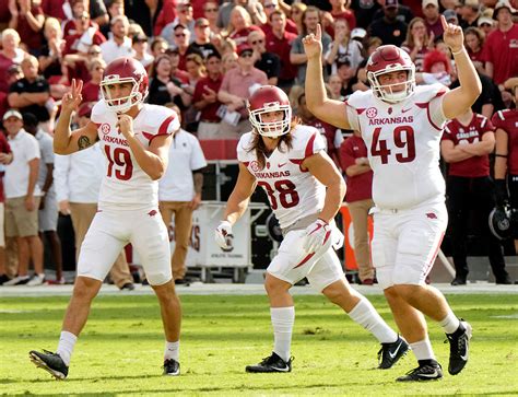 Since Arkansas joined the SEC, the Rebels and Razorbacks have only played each other as ranked teams twice. No. 22 Arkansas beat No. 12 Ole Miss 34-30 in 2016 and No. 23 Ole Miss beat No. 24 .... 