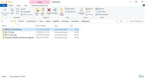 Where is the minecraft folder. " Afterward, click on " Shaders Fo...