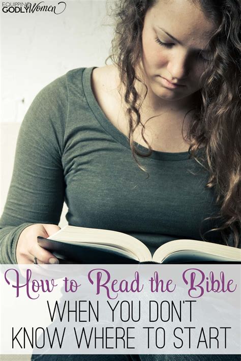 Where should i start reading the bible. Are you looking to deepen your understanding of the Bible and enrich your spiritual journey? One effective way to do so is by following a structured reading plan. These plans provi... 
