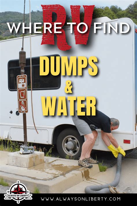 Where to Find RV Dump Stations and Water on the Road