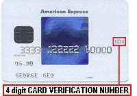 Where to Find Your Amex 4 Digit Security Code