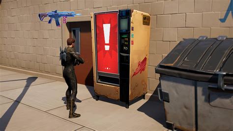 Where to Find a Malfunctioning Vending Machine in Fortnite 