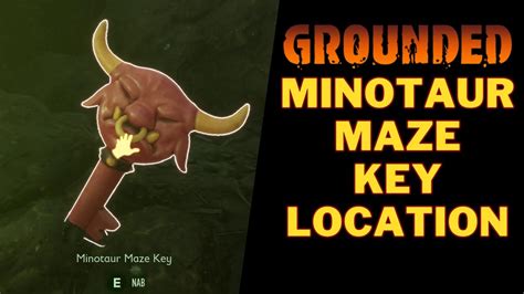 Where to Find the Minotaur Maze Key in Grounded
