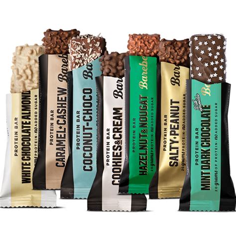 Where to buy barebells protein bars. Barebells Protein Bars Nutrition. Each 55g bar delivers 200 calories packed with 20g of protein (40% DV) to fuel your day. With only 7g of total fat (9% DV) and 3g of saturated fat (16% DV), it's a heart-healthy choice. Carbohydrates come in at 20g (7% DV), including 3g of dietary fiber (10% DV) and a minimal 1g of total sugars. 