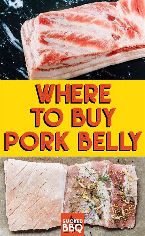 Where to buy pork belly. The most popular place to buy pork belly is at your local butcher or grocery store. If you’re looking for fresh pork belly, many grocery stores carry it at their meat counters. You can also buy it online from a variety of different meat stores. It’s worth noting that pork belly can be expensive. 