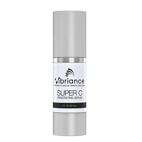 Where to buy vibriance super c serum near me. Super C Serum for the Win . Super C Serum is a hot commodity at Vibriance. We use Super Booster C, Hyaluronic Acid, Pro-Vitamin B5, Vitamin E, caffeine, Synovea HR, and ultra-filling spheres to create a solution that replaces a medicine cabinet full of products. Vibriance products put aging skin at the forefront. 
