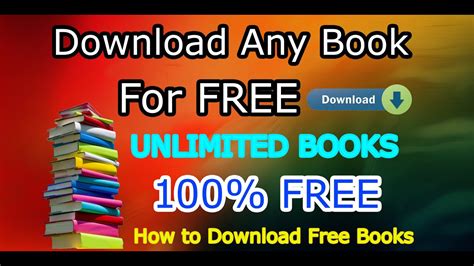 Where to download free books. 