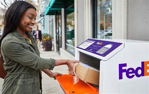 Drop off pre-packaged, pre-labeled FedEx Express® and FedEx 