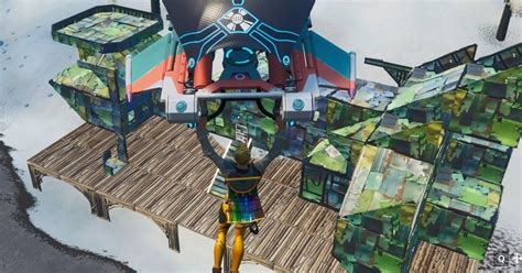 Where to find Fortbyte 19 Accessible with the Vega outfit inside a spaceship building 