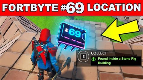 Where to find Fortbyte 69 Found inside a stone pig building in Fortnite 