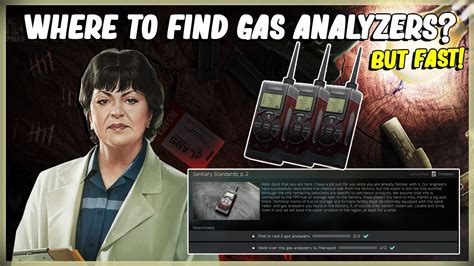 Where to find gas analyzer tarkov. Wondering where to find gaz analyzers for therapist's quest in Tarkov? Let's go to customs to see the best spawns for gaz analysers in Escape from Tarkov. Ga... 