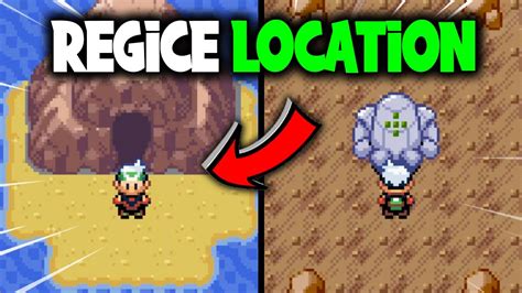 Where to find regice in emerald