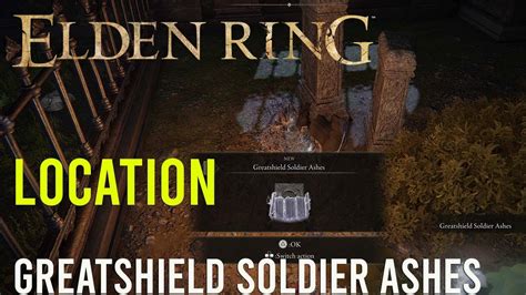 Where to find the Greatshield Soldier Ashes in Elden Ring - MSN