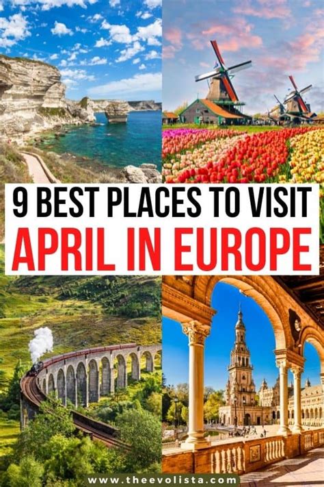 Where to go in europe in april