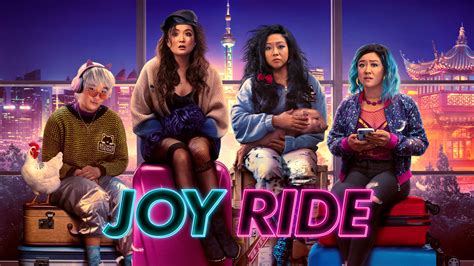 Where to watch joy ride 2023. Watch the trailer, find screenings & book tickets for JOY RIDE on the official site. In theaters July 07 2023 brought to you by Lionsgate US. Directed by: Adele Lim. Starring: Ashley Park, Sherry Cola, Stephanie Hsu, Sabrina Wu 