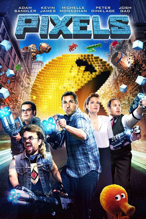 Pixels. An unlikely group of former '80s video game champions step up to save the world from an alien invasion in this visually spectacular action-adventure. 21,010 IMDb 5.6 1 h 41 min 2015. 16+. Science Fiction · Action · Strange · Exciting. This video is currently unavailable. to watch in your location.. 