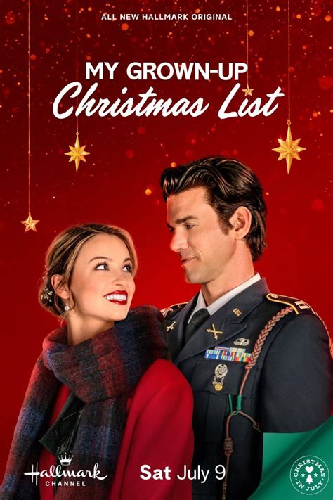 Hallmark’s very first in line is “My Grown-Up Xmas List”, which premieres on Saturday, July 9th, at 8 p.m. Jap/7 p.m. Central. The film stars Kayla Wallace and Kevin McGarry. ‘My Grown-Up Christmas List’ Was Filmed in Ottawa, Canada.. 