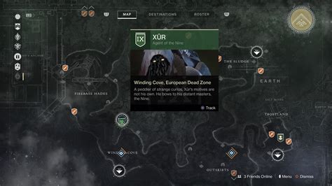 Whereis xur. Xur Location. Xur's location in the Tower. Spawn in using the Courtyard transmat zone in the Tower to find Xur this week. Head left and down the stairs to enter the Hangar section, then hang ... 