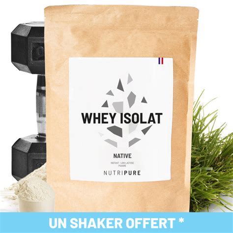 Whey isolate sans lactose. .  ...