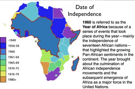 Which African country was the first to get its independence?