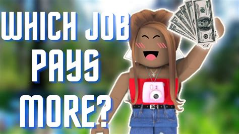 Go to Bloxburg r/Bloxburg • by imapotato03. View community ranking In the Top 5% of largest communities on Reddit. job . what is the highest paying job that will bet you the most money in a certain about of time comment sorted by ...
