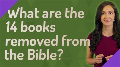 Which books were removed from the bible. Things To Know About Which books were removed from the bible. 