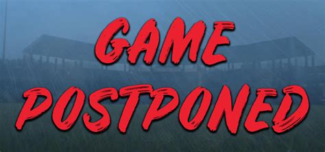 Which game was postponed today. Jan 16, 2024 ... As soon as we have a re-arranged date for the game, we will confirm on our website and social media channels respectively. As a gesture of ... 