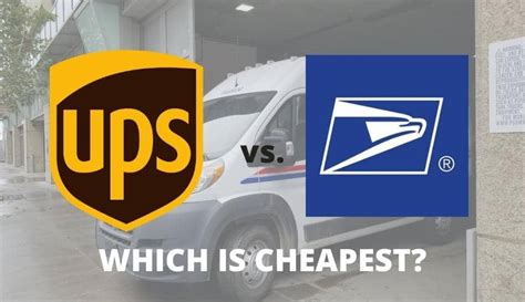 Which is cheaper ups or usps. Below is a table showing UPS as the cheapest option for sending a 12 ounce package from Los Angeles to Toronto. UPS will cost $16.68, while USPS First Class will cost $22.23. Not only will USPS be more expensive, it will take 15 days instead of the UPS Standard speed of 5 delivery days. 