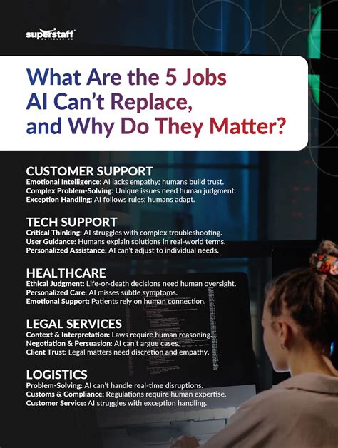 Which jobs will AI not replace