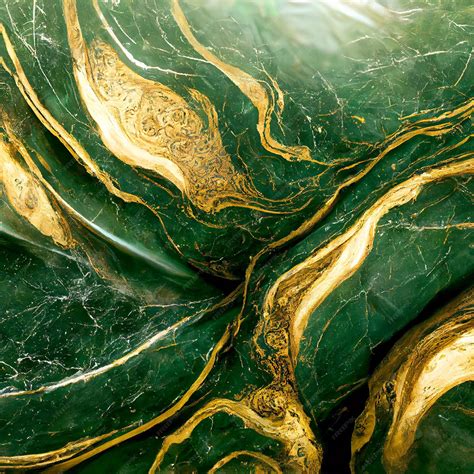 Which marble is green