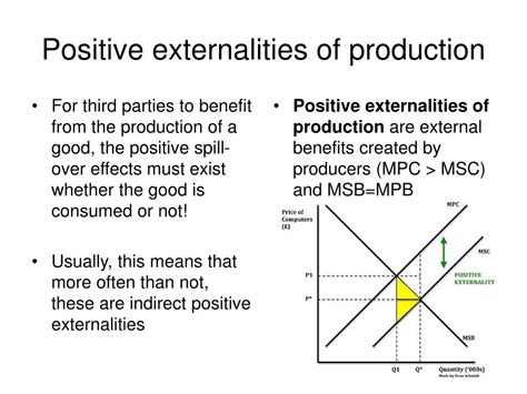 Which of the following describes a positive externality. Which of the following describes how an externality can affect a market? A positive externality can lead to overproduction. A negative externality can lead to over-production. Prices in a competitive market reflect the full costs and benefits of production. The cost of externalities can always be quantified and "internalized" by a party to the. 