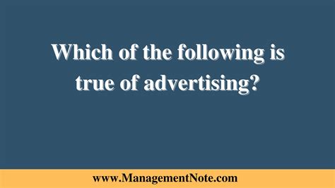 Which of the following is true of advertising. Things To Know About Which of the following is true of advertising. 