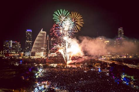 Which parts of Austin had the most fireworks complaints over the New Year's holiday period?