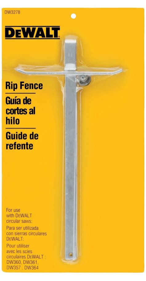 Which rip guides are compatible with which DEWALT circular saws?