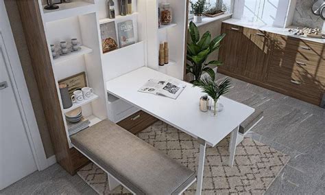 Which table will save space in a room