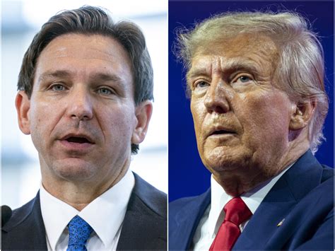 While DeSantis hits Trump from the right, the ex-president is looking ahead to the general election