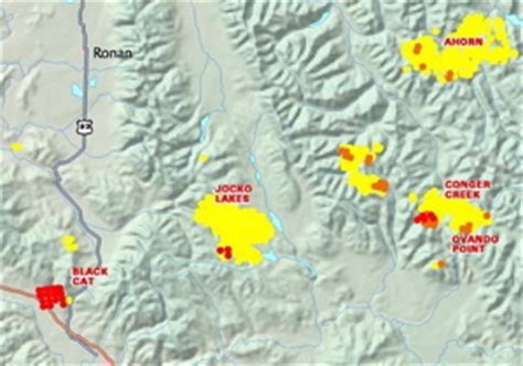 While Other Montana Fires Calm, Black Cat Fire Runs