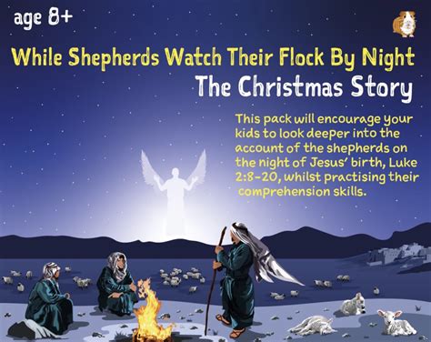 While Shepherds Watched Their Flocks By Night