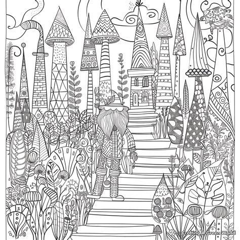 Christmas Coloring Book Page