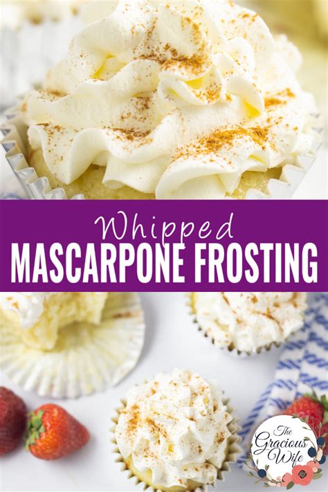 Whipped Mascarpone Frosting Recipe - The Gracious …