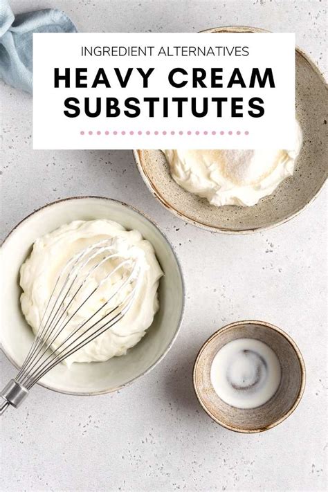 Whipping cream substitute. The good news here is that generally, whipped cream can be substituted for heavy cream in most recipes, and vice versa. Can I Replace Whipped or Heavy Cream With Plant … 