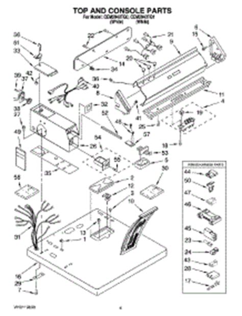 Whirlpool Dryer CEM2940TQ0 Repair Parts - AppliancePartsPros