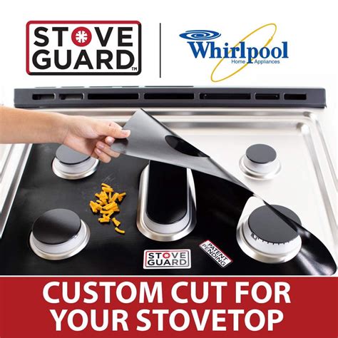 StoveGuard USA-Made, Custom Designed & Precision Cut Stove Cover for GAS Stove Top, Lite Frigidaire GAS Range Stove Top Cover