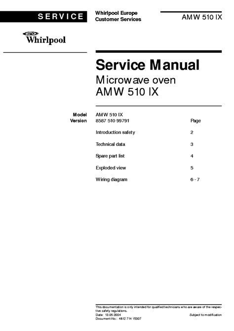 Whirlpool amw 510 ix manual download. - Omc cobra stern drives service manual part 507552.